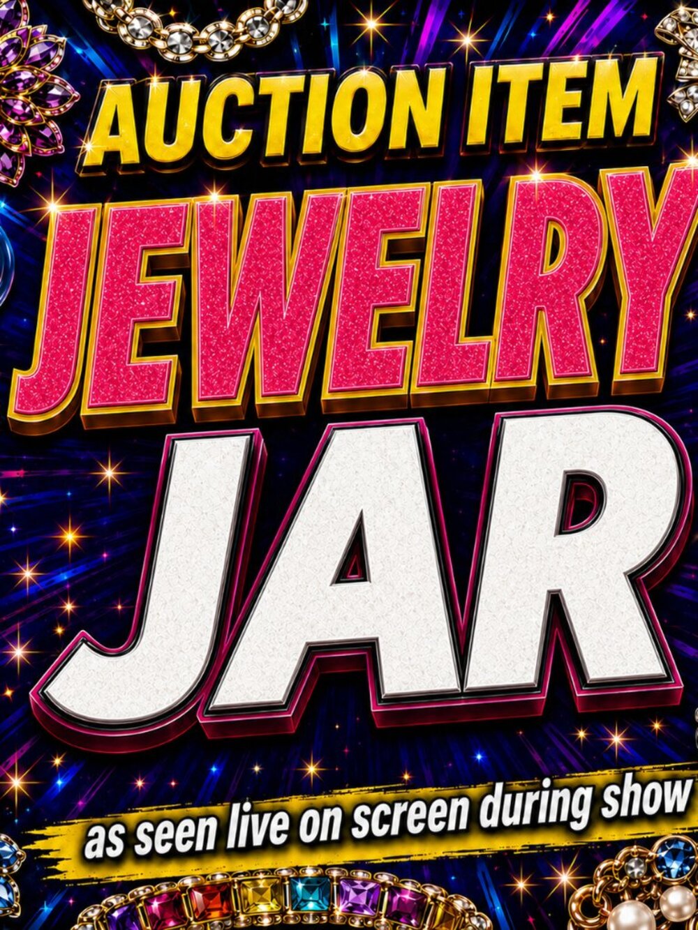 This is for the Jewelry Jar shown on screen in show DO NOT BUY